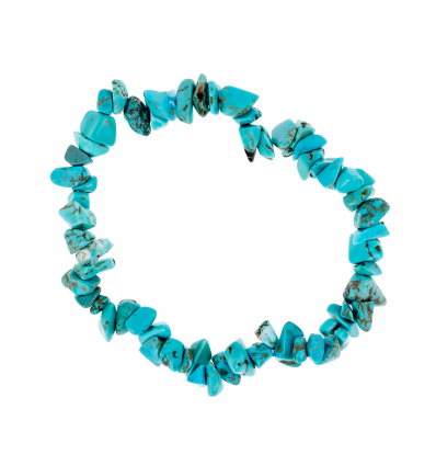 Bracelet réglable pierres de turquoise