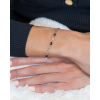 Bracelet Argent ancre marine longueur réglable 15cm+3cm